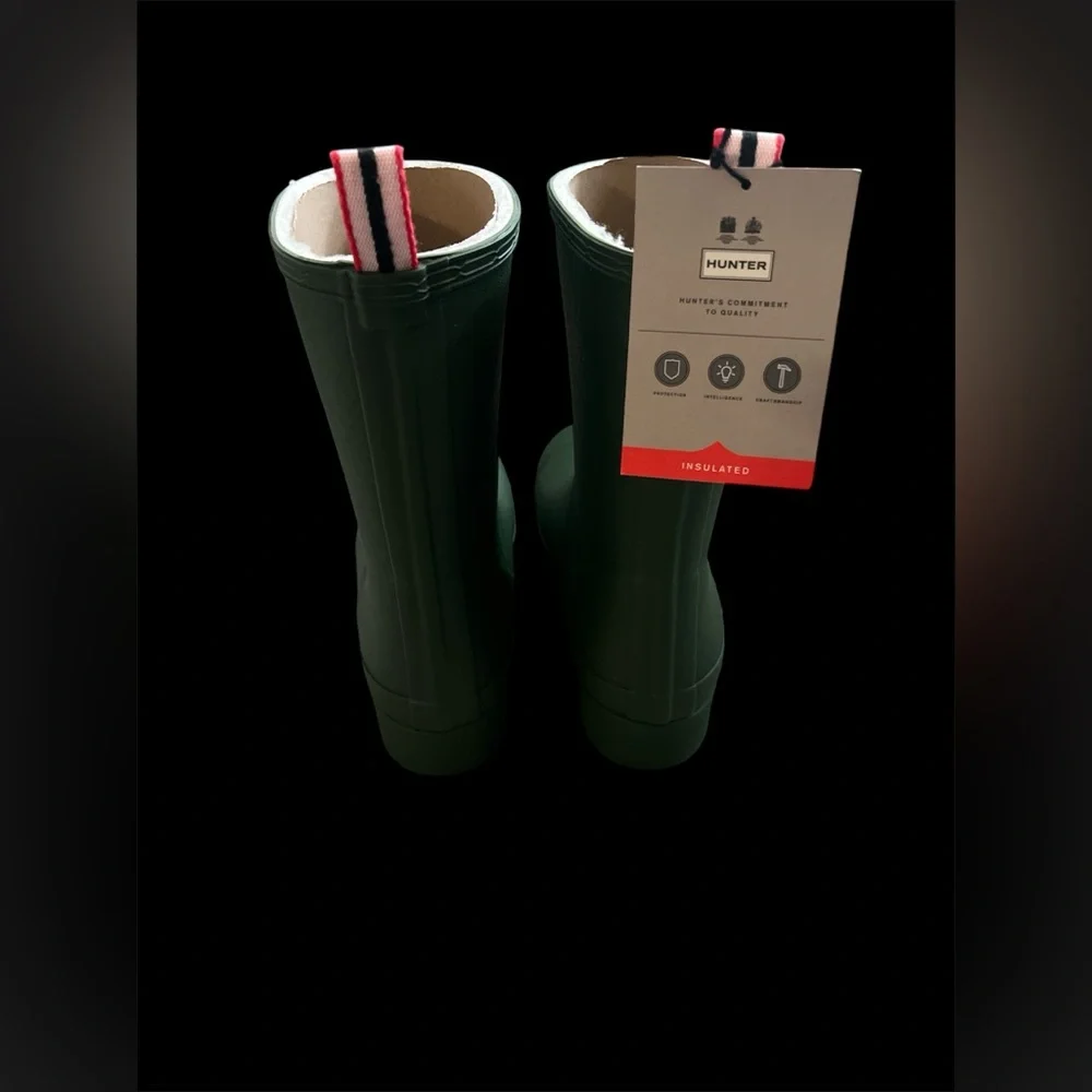 Size 7 - NEW HUNTER MEN'S PLAY‎ MID INSULATED FLEXING GREEN/WHITE WILLOW BOOTS